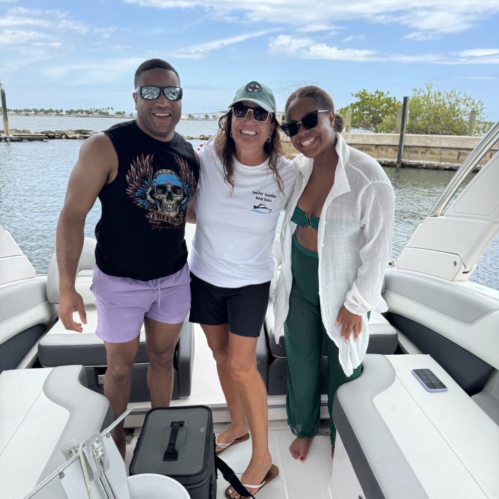 Photo of customer on our boat tours