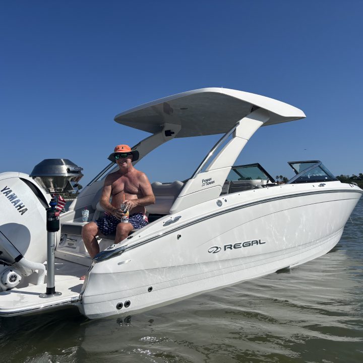 Photo of customer on our boat tours